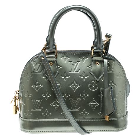 louis vuitton alma vernis green|authentic louis vuitton alma pm.